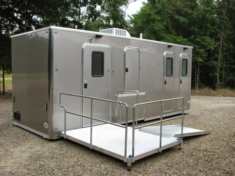 Shower and Restroom Trailers for Workforce Housing and Remote Crews